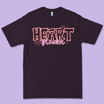 Heart Breaker Valentine Premium Tee Designed By Cowhidedigitalart
