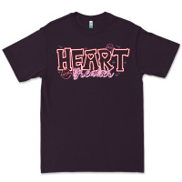 Plum Heart Breaker Valentine Premium Tee - CowhideDigitalArt