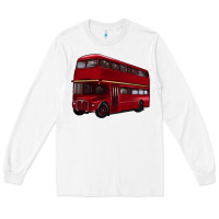White double decker bus Long Sleeve Tee - Artiststas