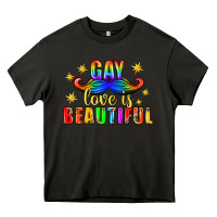 Asphalt Gay Love Is Beautiful Pride Lgbtq Heavy Core Tee - BundleAndBundleShop