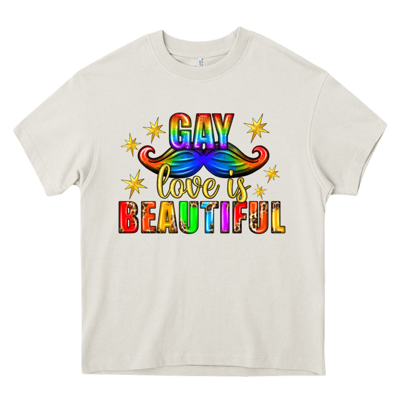 Gay Love Is Beautiful Pride Lgbtq Heavy Core Tee by BundleAndBundleShop | Teevron