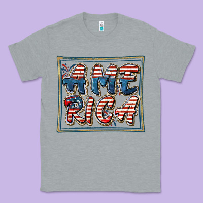 America Classic Tee Designed By Fadigitalartstudio