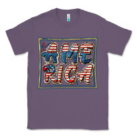 Lavender America Classic Tee - FaDigitalArtStudio