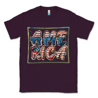 Plum America Classic Tee - FaDigitalArtStudio