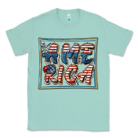 Seafoam America Classic Tee - FaDigitalArtStudio