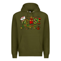 Army Green cinco de mayo nurse Premium Hoodie - BarkalooDesign