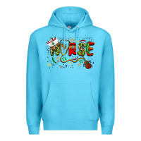 Ocean Blue cinco de mayo nurse Premium Hoodie - BarkalooDesign