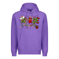 Purple cinco de mayo nurse Premium Hoodie - BarkalooDesign