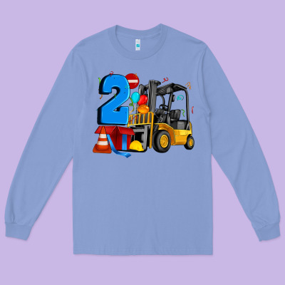 Forklift Birthday Two Long Sleeve Tee Designed By Artiststas