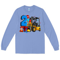 Colony Blue forklift birthday two Long Sleeve Tee - Artiststas