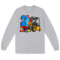 Moon Dust forklift birthday two Long Sleeve Tee - Artiststas