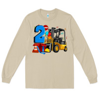 Mushroom forklift birthday two Long Sleeve Tee - Artiststas