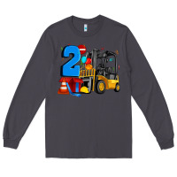 Smoke forklift birthday two Long Sleeve Tee - Artiststas