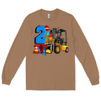 Toasted Coconut forklift birthday two Long Sleeve Tee - Artiststas