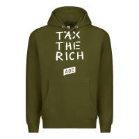 Army Green aoc tax the rich Premium Hoodie - baoMotion