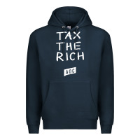 Navy aoc tax the rich Premium Hoodie - baoMotion