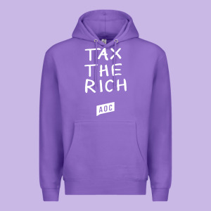 Aoc Tax The Rich Premium Hoodie Designed By Baomotion