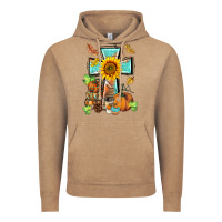 Vintage Coffee western thankful cross pumpkin Vintage Hoodie - BarkalooDesign