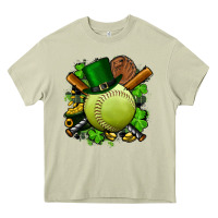 Mossy st.patrick's day softball Heavy Core Tee - FaDigitalArtStudio