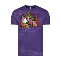 Cloud Purple halloween pigs Vintage Tee - SublimationCraftShop
