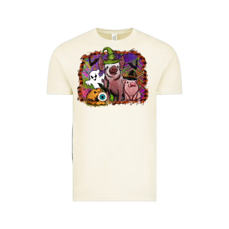 Halloween Pigs Vintage Tee by SublimationCraftShop | Teevron