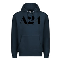 Navy a24  entertainment Premium Hoodie - baoMotion