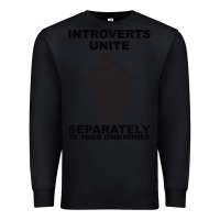 Black introverts unite seperately in your own homes Premium Sweatshirt - Bettercallsaul