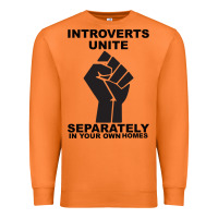 Carrot introverts unite seperately in your own homes Premium Sweatshirt - Bettercallsaul