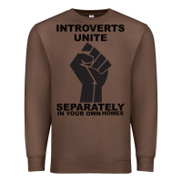 Chestnut introverts unite seperately in your own homes Premium Sweatshirt - Bettercallsaul