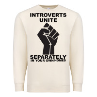 Sandshell introverts unite seperately in your own homes Premium Sweatshirt - Bettercallsaul