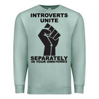 Seafoam introverts unite seperately in your own homes Premium Sweatshirt - Bettercallsaul