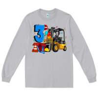 Moon Dust forklift birthday three Long Sleeve Tee - Artiststas