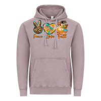 Vintage Zinc peace love fall Vintage Hoodie - BarkalooDesign