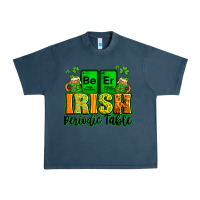 Midnight Navy Beer Irish Periodic table St. Patrick's Urban Heavy Tee - LillyAllenDesigns
