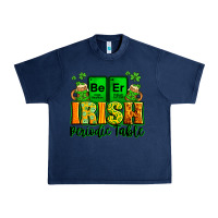 Navy Beer Irish Periodic table St. Patrick's Urban Heavy Tee - LillyAllenDesigns
