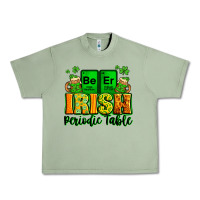 Oil Green Beer Irish Periodic table St. Patrick's Urban Heavy Tee - LillyAllenDesigns