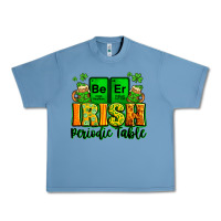 Pebble Blue Beer Irish Periodic table St. Patrick's Urban Heavy Tee - LillyAllenDesigns
