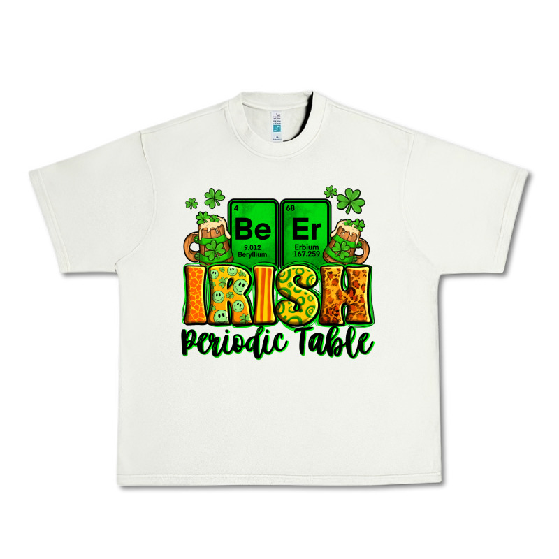 Beer Irish Periodic Table St. Patrick's Urban Heavy Tee by LillyAllenDesigns | Teevron
