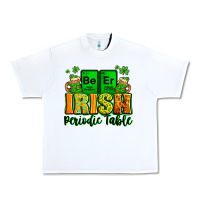 White Beer Irish Periodic table St. Patrick's Urban Heavy Tee - LillyAllenDesigns