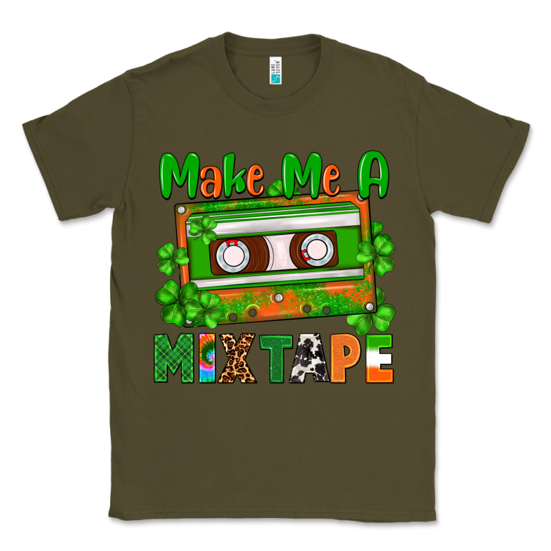 St. Patrick's Day Make Me A Mixtape Classic Tee by FaDigitalArtStudio | Teevron