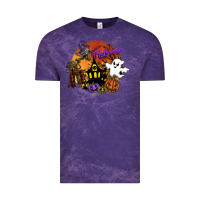 Cloud Purple halloween Vintage Tee - SublimationCraftShop