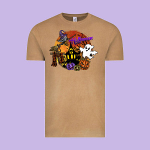 Halloween Vintage Tee Designed By Sublimationcraftshop