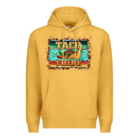 Mustard taco tribe western background Premium Hoodie - BarkalooDesign