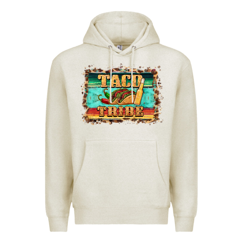 Taco Tribe Western Background Premium Hoodie by BarkalooDesign | Teevron