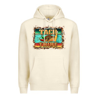 Sandshell taco tribe western background Premium Hoodie - BarkalooDesign