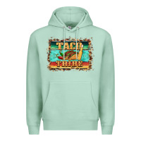 Seafoam taco tribe western background Premium Hoodie - BarkalooDesign