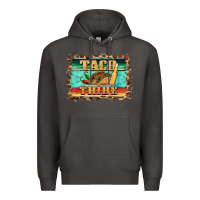 Smoke taco tribe western background Premium Hoodie - BarkalooDesign