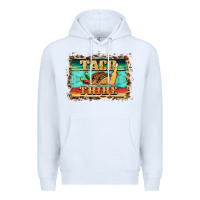 White taco tribe western background Premium Hoodie - BarkalooDesign