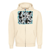 Sandshell cowhide glitter leather background Zipper Hoodie - RanaPortraitStore
