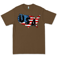 Cacao Usa Premium Tee - CowhideDigitalArt